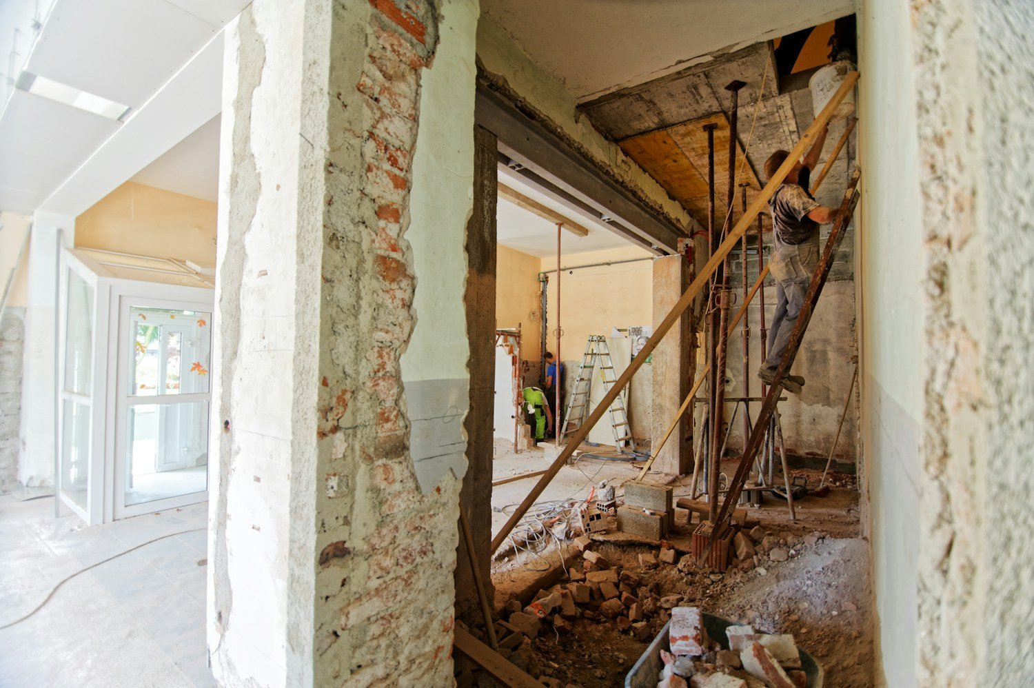 Renovatie in uitvoering - sfeerbeeld